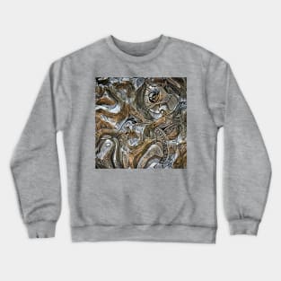 Abstract Old Coins Crewneck Sweatshirt